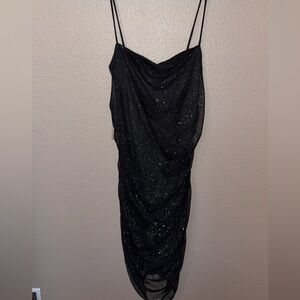 Windsor Black Glitter Dress